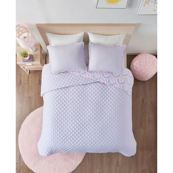 JLA Home Rainbow Reversible 3-Pc. Full/Queen Quilt Mini Set Multi - NWT - Picture 7 of 7